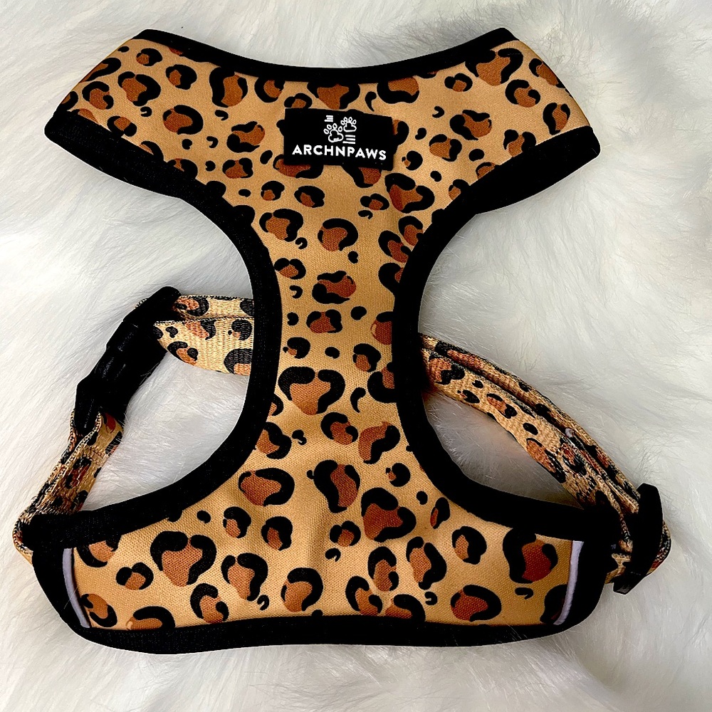 Medium Cheetah dog harness